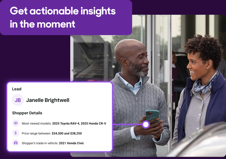 Get actionable insights in the moment