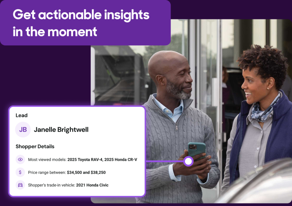 Get actionable insights in the moment